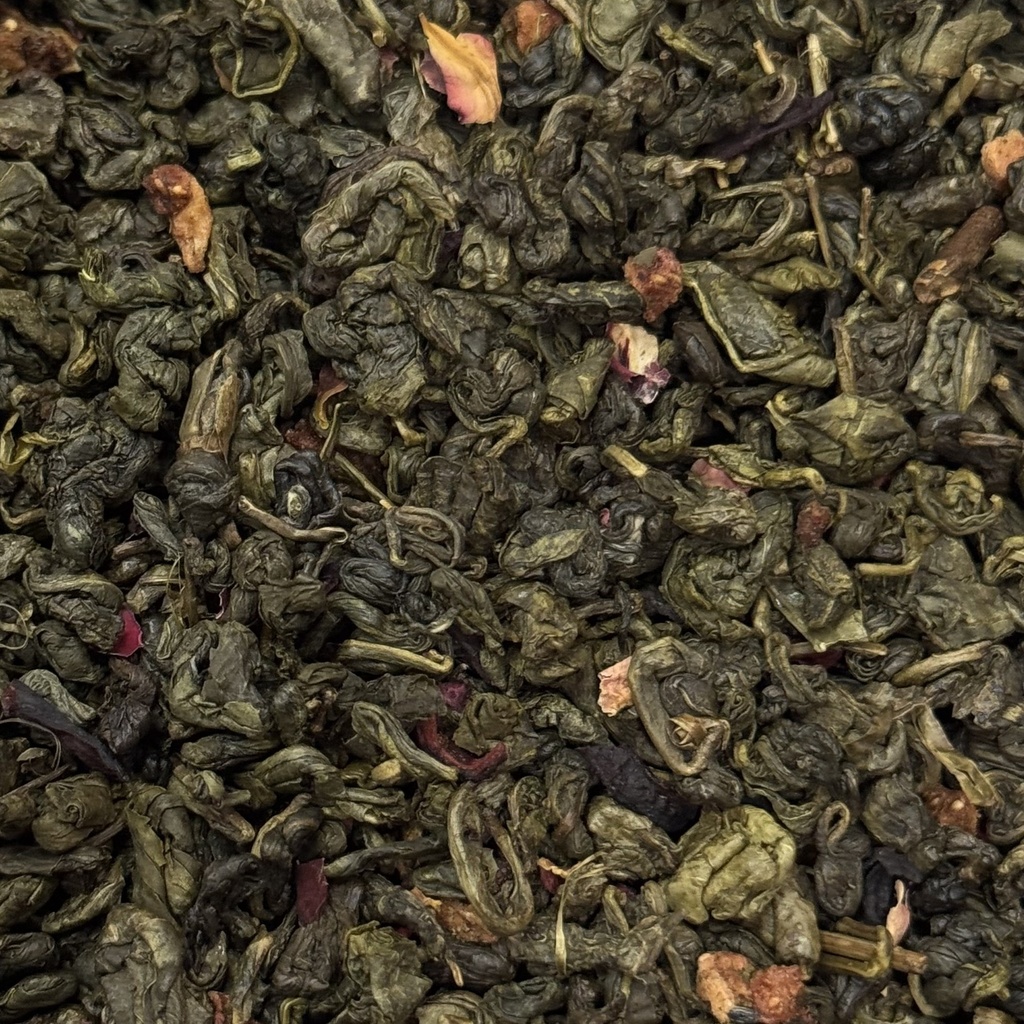 Ceai de căpșuni cu aromă de cremă (verde)