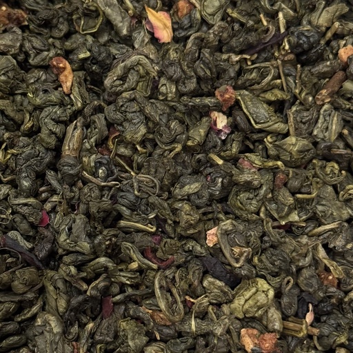 [142] Ceai de căpșuni cu aromă de cremă (verde)