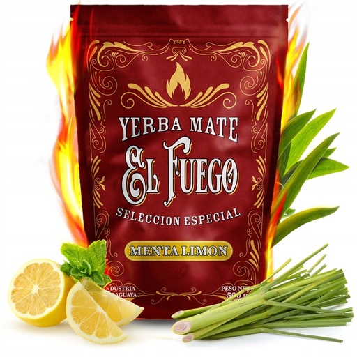 [179] Мате El Fuego Menta Limon 500 гр.