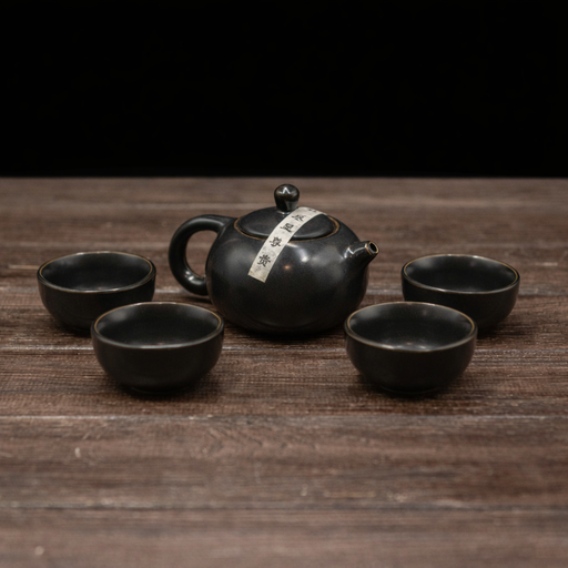 [19] Set de veselă Xi Shi (negru) pentru 4 persoane