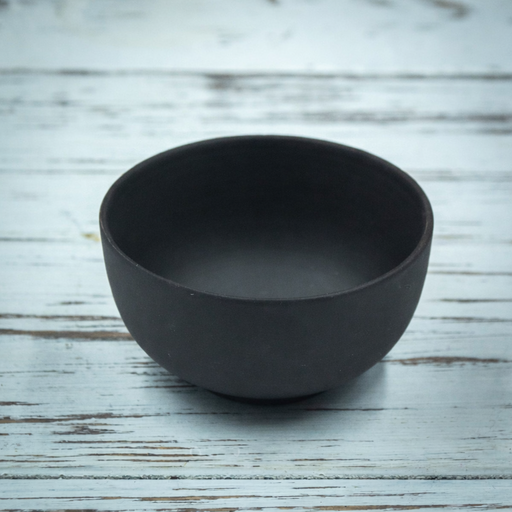[393] Castron de lut mat (negru) 45ml